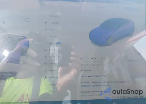 2023 Tesla Model Y Awd/Long Range Dual Motor All-Wheel Drive from USA, damaged, VIN 7SAYGDEEXPA027342